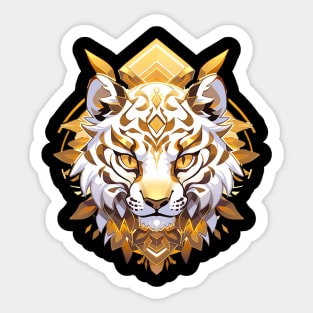 white tiger Sticker